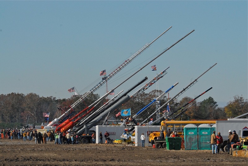 Air cannons are on the firing line at last year's Punkin Chunkin. BY RON MACARTHUR