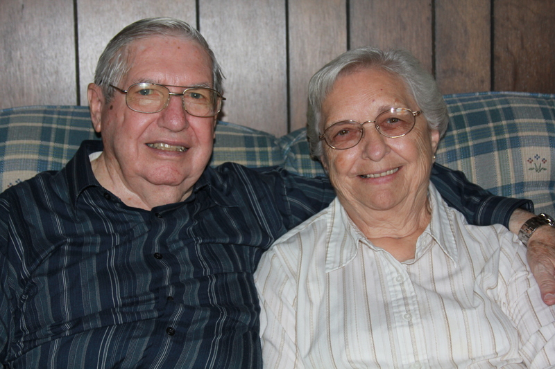 Newlyweds Paul and Norma Sherwood relax at their Georgetown home. BY MELISSA STEELE