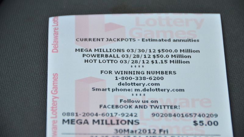 I'm banking this is the Mega Millions jackpot winner. BY RON MACARTHUR