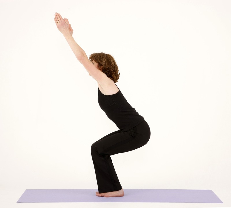 The Chair pose is easy to do while watching television - hint hint! SOURCE GOOGLE IMAGES