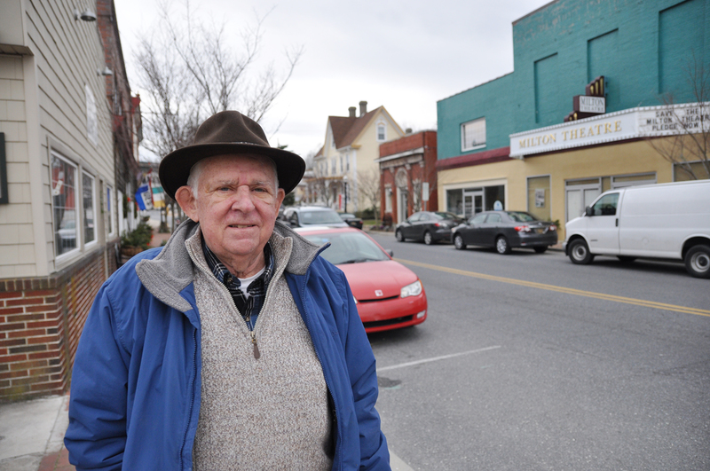Truitt Jefferson poses for a photo in downtown Milton. The 75-year-old retired CPA grew up in Milton and has spent his retirement buying and fixing up old homes around town. BY NICK ROTH