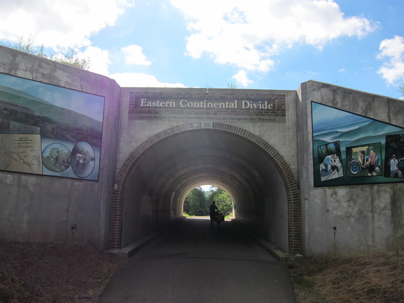 We crossed the Eastern Continental Divide just west of Frostburg, near the Mason-Dixon Line between Pennsylvania and Maryland. BY DENNIS FORNEY