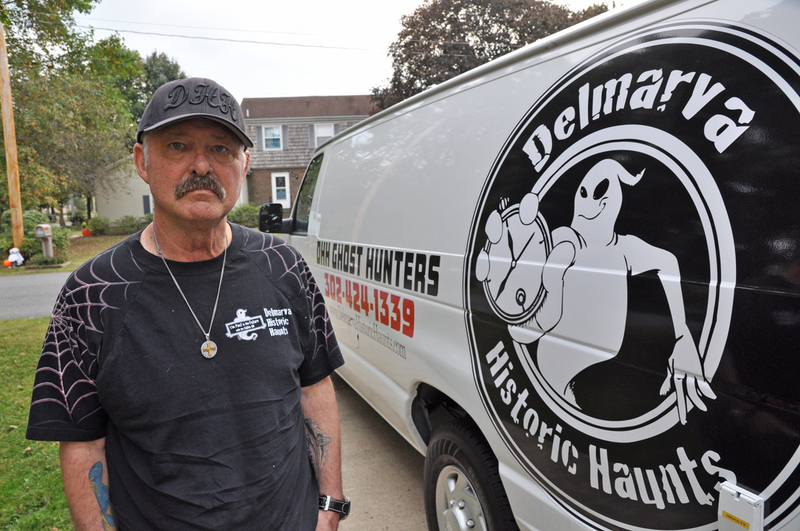 Rick Coherd is the founder of Delmarva Historic Haunts, an organization that investigates paranormal activity in the Cape Region. BY NICK ROTH