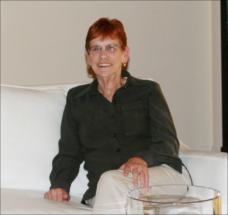 Barb Shelton relaxes on one of her rare days off. She loves Lewes and hates cold weather, and although she knows winter is coming every year, she said she isn't leaving.