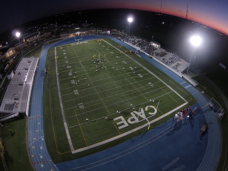 Sunset over Legends Stadium BY SARAH DESMOND
