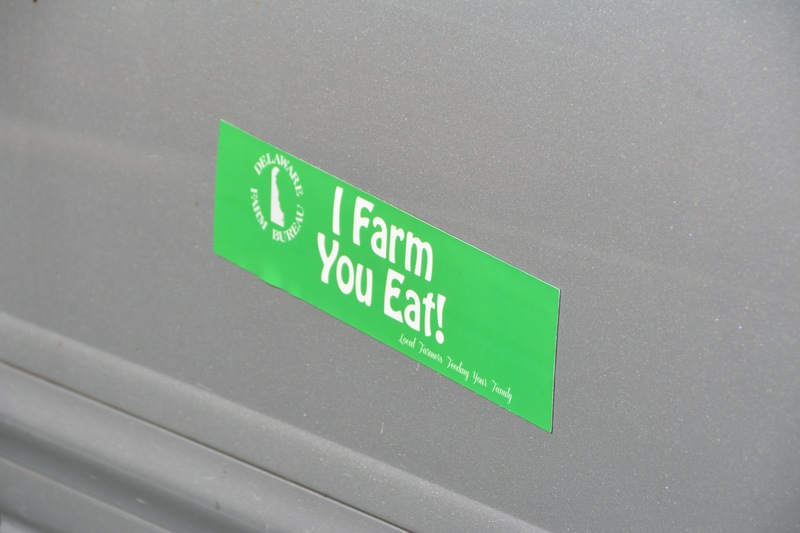 A bumper sticker on Sam Wilson's car. BY RON MACARTHUR