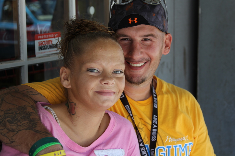 Stacey and her husband Francis Knox relax at their favorite Long Neck restaurant, The General Store. BY MELISSA STEELE