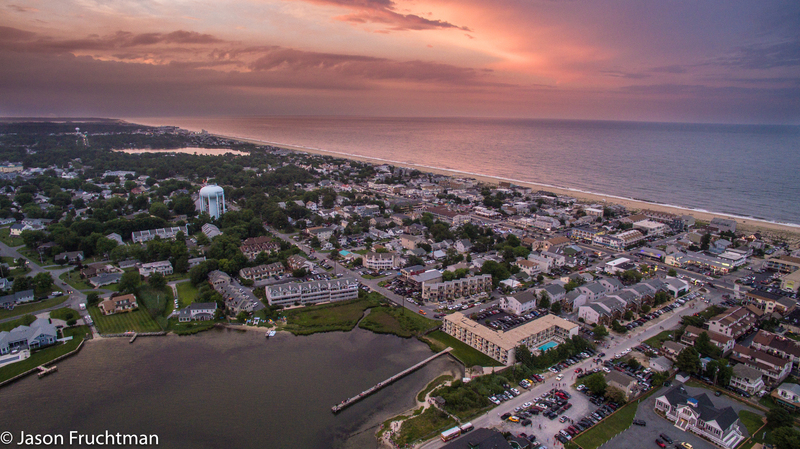 Cape Henlopen High School's Inspire 1 Captures Northern Dewey Beach Delaware BY JASON FRUCHTMAN