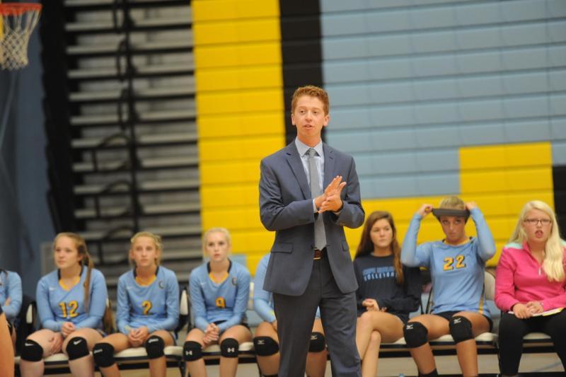 Tyler Coupe will be back for his second season as Cape’s head volleyball coach. DAVE FREDERICK PHOTO