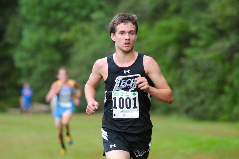 Ben Bamforth was the overall winner in the boys race DAVE FREDERICK PHOTO