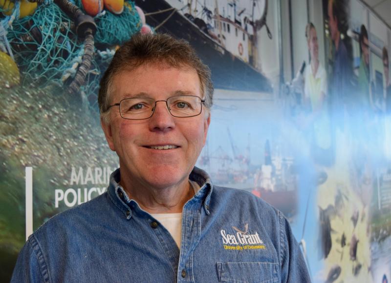 Jim Falk, the former acting director of Delaware Sea Grant at the University of Delaware, retired at the end of January, but said he’ll be back to help out with events such as Coast Day and as the school works to find new leadership. MADDY LAURIA