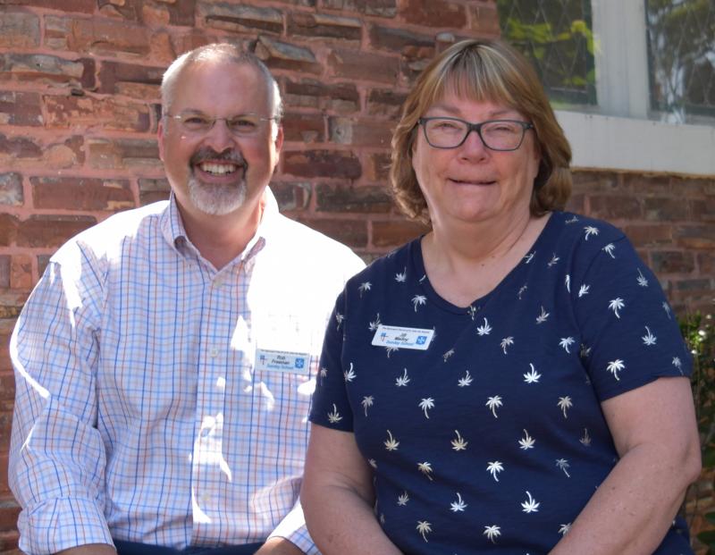Rob Freeman, left, and Jill Malloy will lead the Tuesday evening summer programs for children ages 5-10 at the Episcopal Church of St. John the Baptist in Milton. SUBMITTED PHOTO