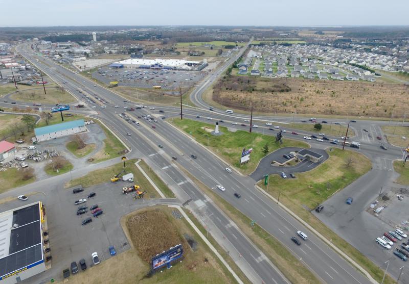 Five Points is the epicenter of Sussex County’s traffic problems, says County Administrator Todd Lawson. NICK ROTH PHOTO