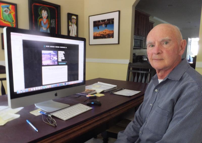 Philip Fretz has been a teacher in the Peace Corps, a computer programmer and now, in retirement, he is a published author. Fretz served in the Peace Corps working in the African national of Sierra Leone in the late-1960s. RYAN MAVITY PHOTO