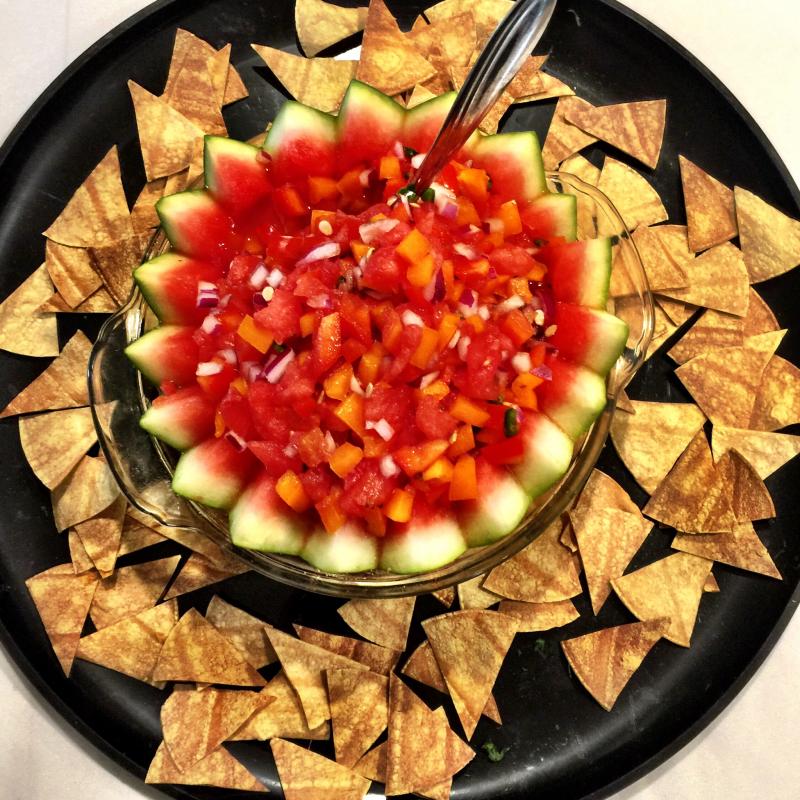 Mood lifting Watermelon Pico de Gallo