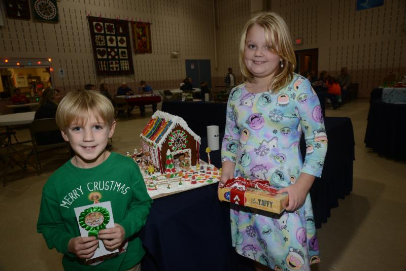 First-place winner of the family category was Holly Jolly Reindeer Ranch by Tom and Zoe King, with help from Michele McClave. Gingerbread Contest