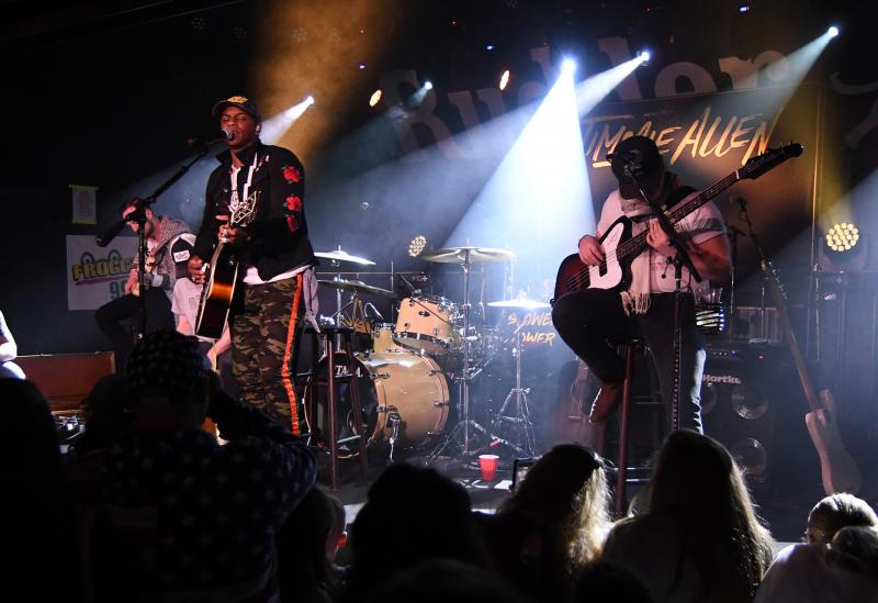 Jimmie Allen performs his hit “Blue Jean Baby.”
