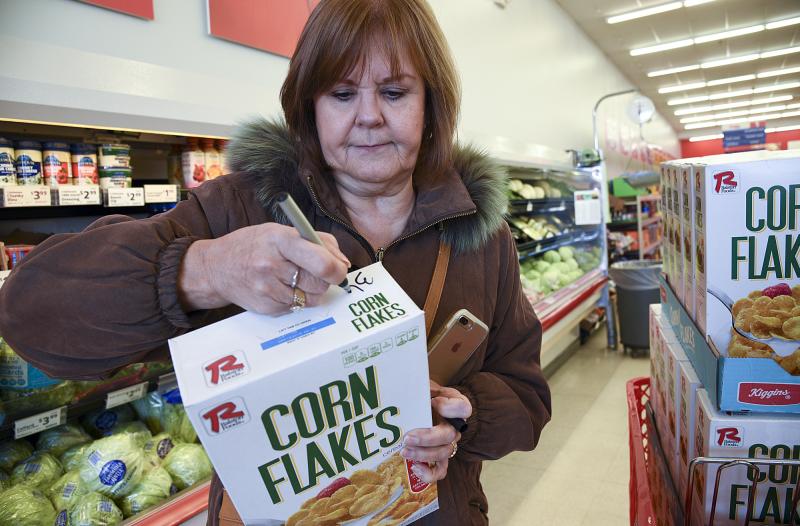 Donna Murawski is one of the shoppers who travels weekly to pick up items for the pantry.