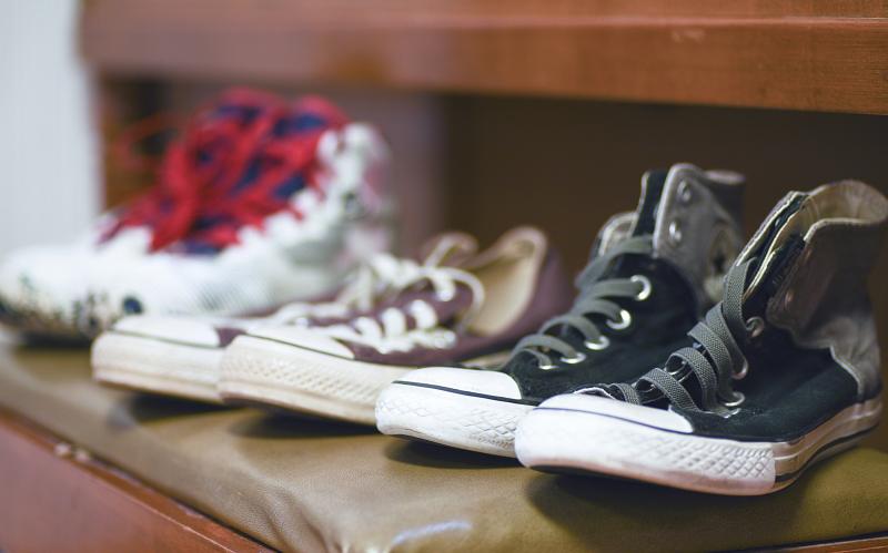 Clothes and shoes and books are also offered.