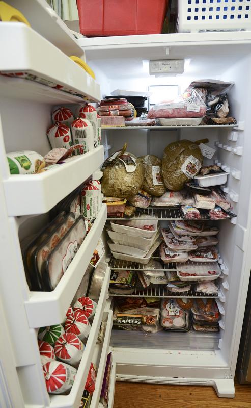 A recent generous donation of meat will help the pantry feed families for a week.