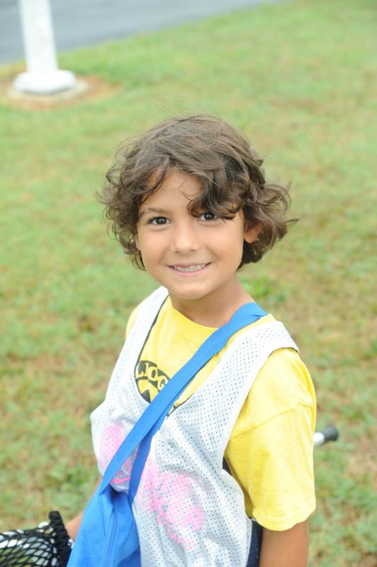 Eve Parker, 7, sparkled at the GameBreaker Lacrosse camp. DAVE FREDERICK PHOTOS