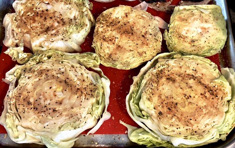 Sliced & Spiced Cabbage Steaks