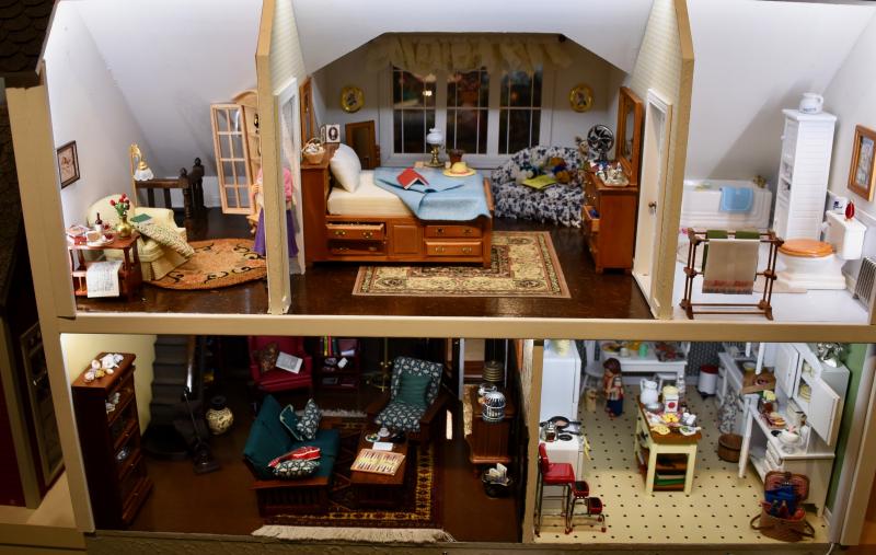 With attention to every detail, each room is furnished and filled with accessories relating to the era of the house.