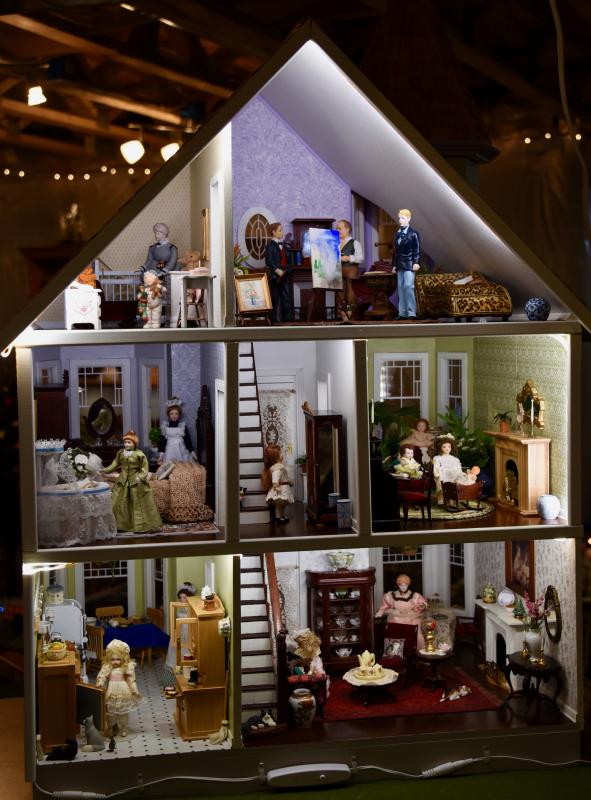 The interior of the Victorian house is an example of the best work of the longtime friends.