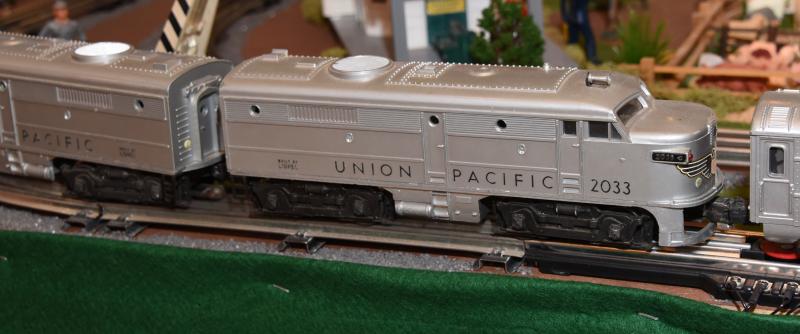 This silver Lionel O gauge train was given to Cathy Tydings by her grandfather when she was a toddler.