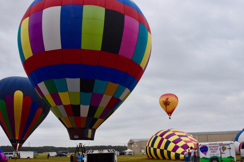 Early risers Sept. 15 are able to see balloons rise over Sussex.