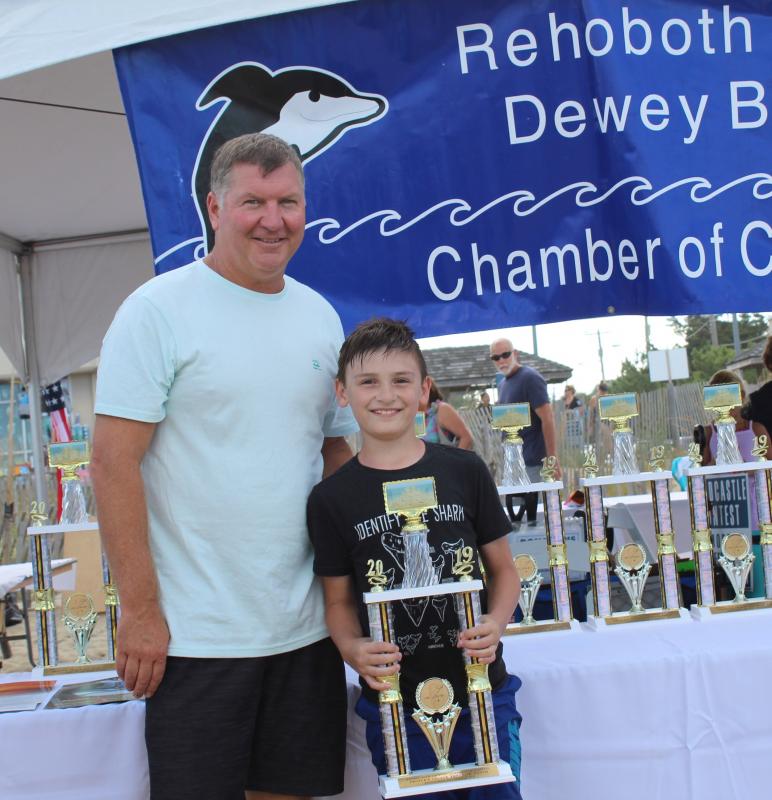 Pictured is Steve Montgomery, RBDBCC chairman of the board, with Burke Shouey. SUBMITTED PHOTO
