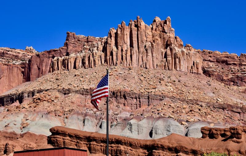 Capitol Reef National Park is just a few miles from the eastern end of Route 12.
