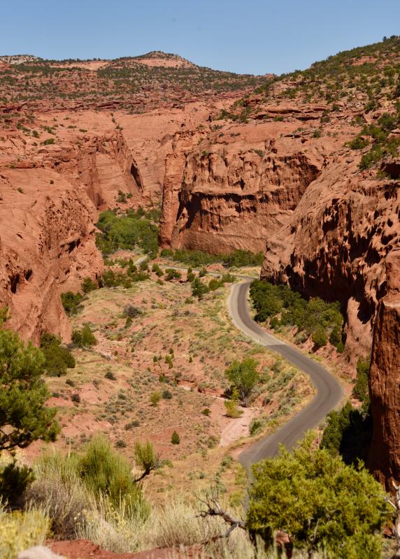 Long Canyon is a road spur off Route 12, one of several including those accessible only by off-road vehicles.
