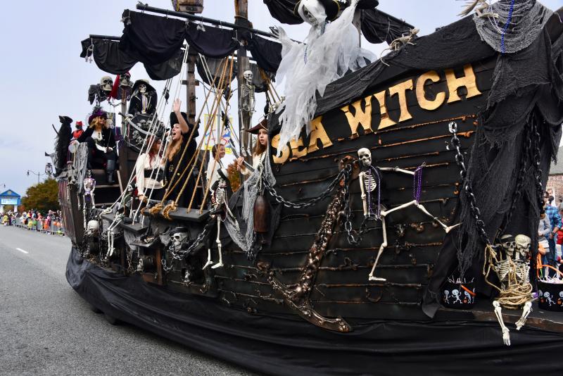The Sea Witch pirate ship has a crew of local scalawags. RON MACARTHUR PHOTO