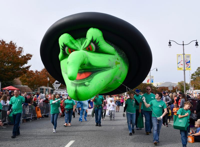 Sally the Sea Witch makes her final parade stroll down Rehoboth Avenue Oct. 26 during the 30th annual festival. RON MACARTHUR PHOTO