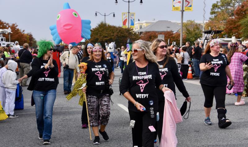 It’s best not to mess with Team Menopause, including Weepy, Nasty and Denial. RON MACARTHUR PHOTO