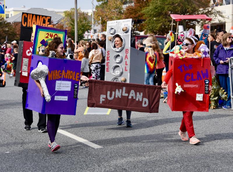 If it’s Rehoboth Beach, there has to be a Funland parade entry. RON MACARTHUR PHOTO