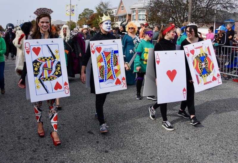Marching cards are almost a full house, but not quite. RON MACARTHUR PHOTO