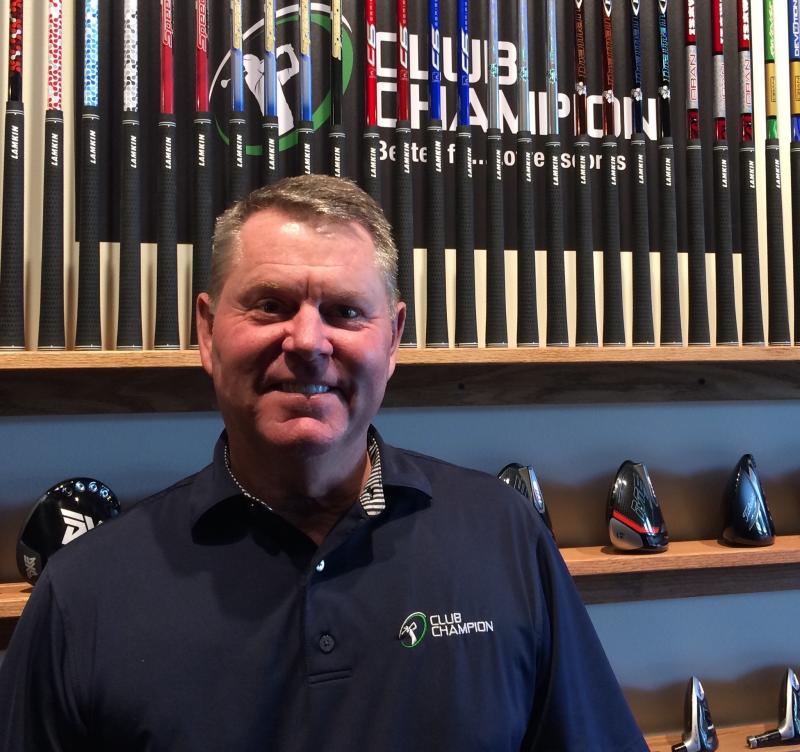 Joe Guillebeau oversees the Delaware Club Champion store near Newark. He was the head golf professional at Wilmington Country Club for many years. FRITZ SCHRANCK PHOTO
