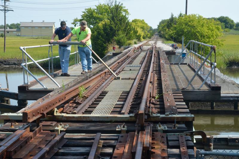 For about 100 years, railroad workers cranked out the swing bridge over the Lewes-Rehoboth Canal. Damage has forced the bridge to be closed and it will eventually be removed. RON MACARTHUR PHOTOS