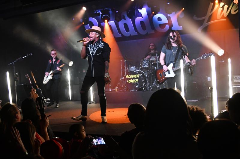 Jimmie Allen and his band raised $20,000 for HOB during two nights of concerts.