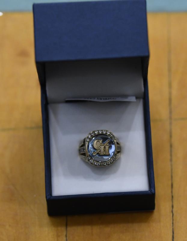 Field hockey championship ring.