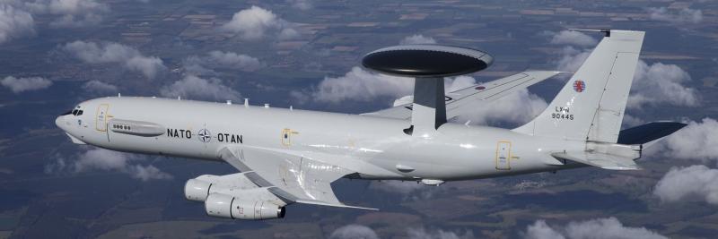 John Duffy has experience with maintenance of the E-3A AWAC (Airborne Warning and Control System). NATO PHOTO