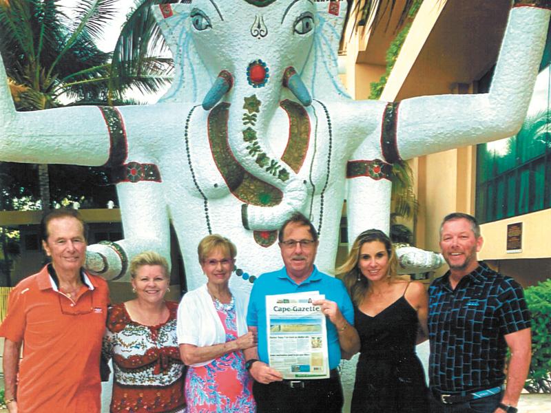 Shown are (l-r) Jim and Linda Duffey, Tampa, FL., Eileen and Gene Shellenberger, Rehoboth Beach, and Kristy and Jim Duffey, Scottsdale, AZ.