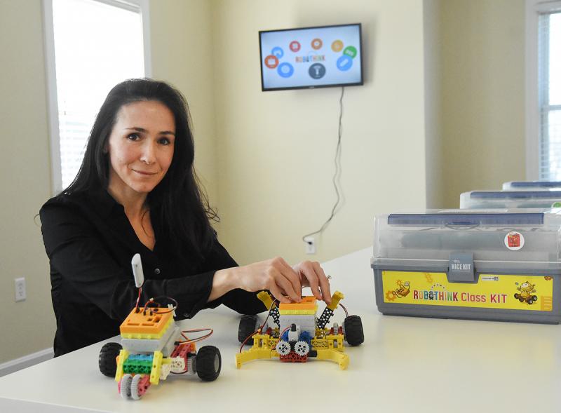 RoboThink Sussex owner Aliaksandra Hare will begin offering online classes April 25. NICK ROTH PHOTO