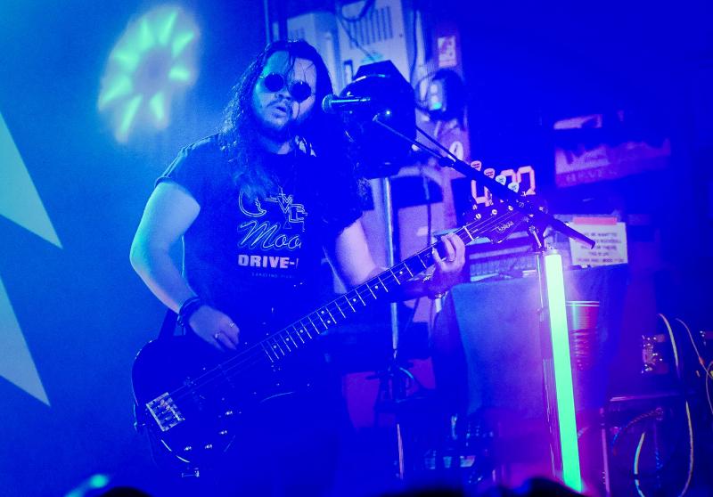 Bassist Tate Howell holds down the beat.