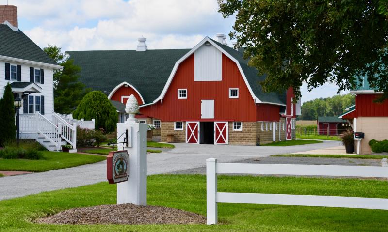 A small-events barn is planned for the Hopkins’ property at the location of the Covered Bridge Inn wedding venue along Fisher Road near Lewes. RON MACARTHUR PHOTOS