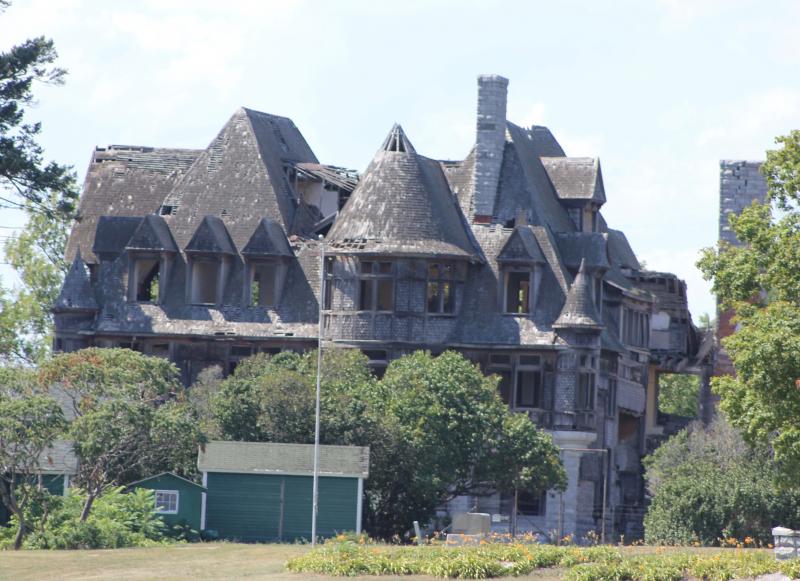 ABANDONED CARLETON ISLAND CASTLE - The abandoned castle on Carleton Island. Some say it’s haunted. If it’s not, it’s missing a good chance. It puts me in the mind of Vincent Price and the 1960s film he was in called House On Haunted Hill. DENNIS FORNEY PHOTOS