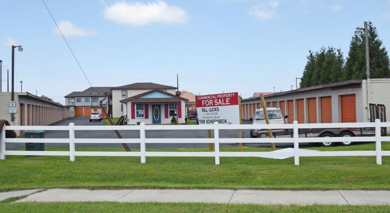 The storage center where Nick Caggiano Sr. says the new Nicola Pizza restaurant will be located. NICK ROTH PHOTO