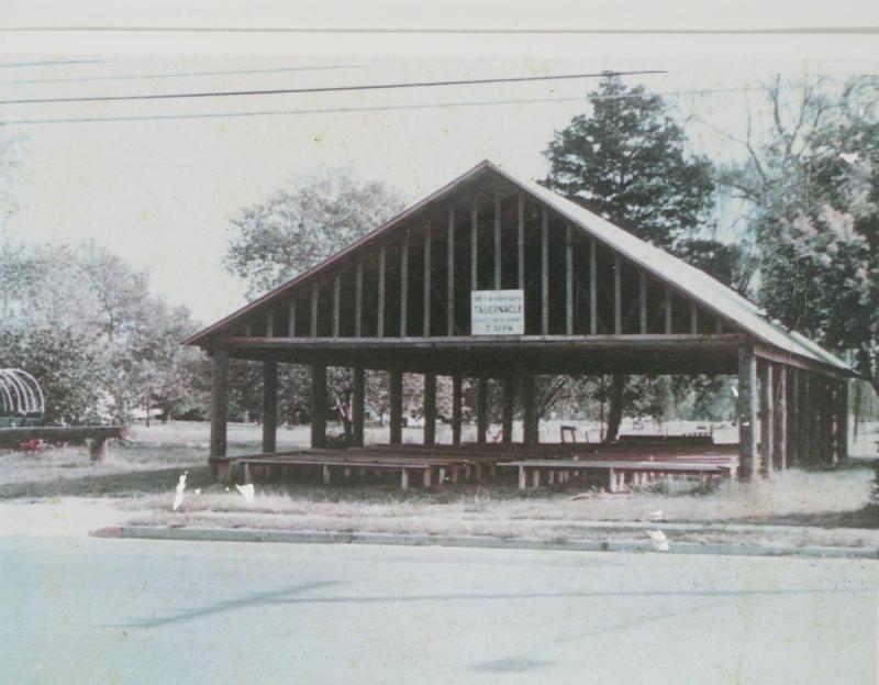 A structure known as the tabernacle was the center for religious camps in early Rehoboth Beach. SUBMITTED PHOTO